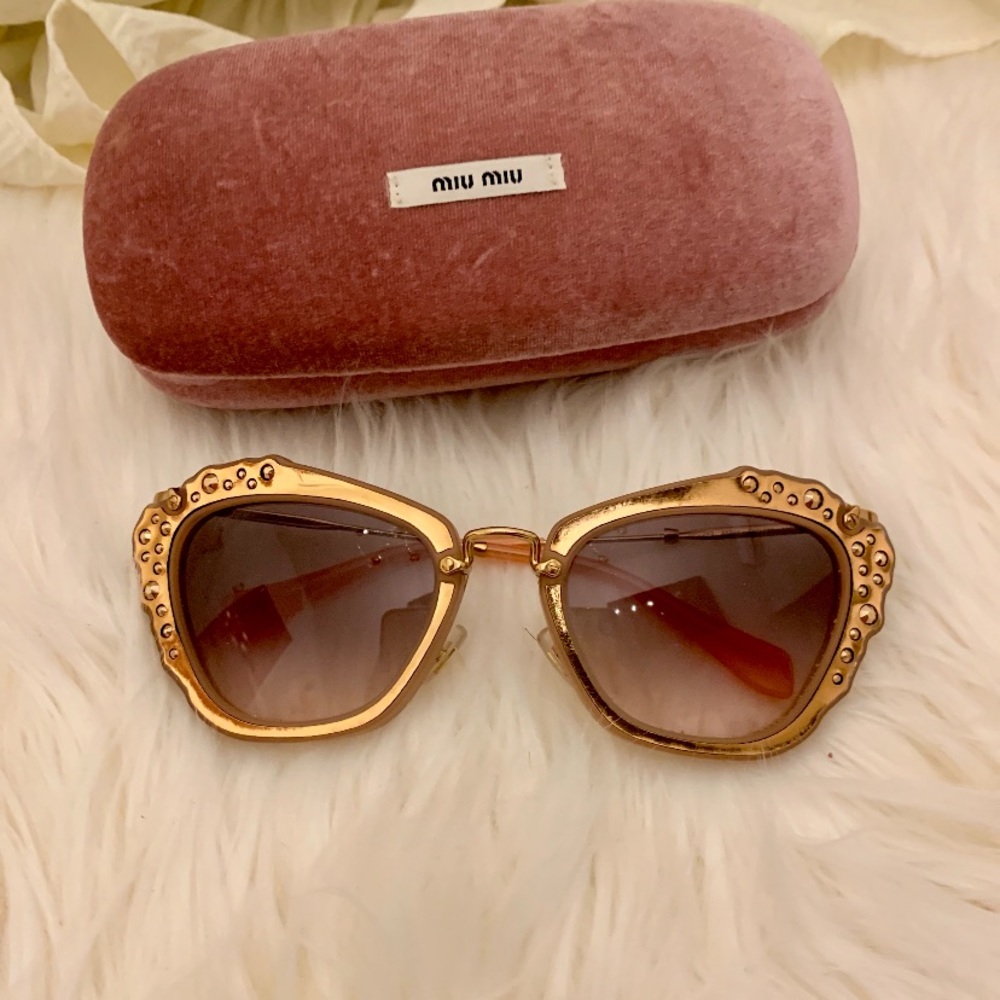 *TODAY ONLY* Miu Miu crystal sunglasses